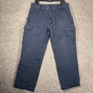 5.11 Tactical Station Cargo Pants Mens 36 Navy Blue 100% Cotton Workwear 74509